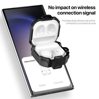 For Samsung Galaxy Buds 2/2 Pro / Buds FE DUX DUCIS SECA Series TPU + PC Wireless Earphones Protective Case(Dark Purple)
