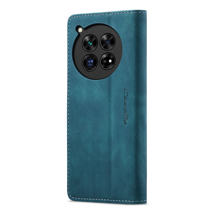 For OnePlus 12 CaseMe 013 Multifunctional Horizontal Flip Leather Phone Case(Blue)