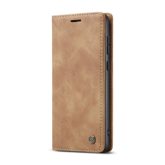 Pour OnePlus 12 Étui portefeuille multifonctionnel en cuir avec rabat horizontal CaseMe 013 (marron)