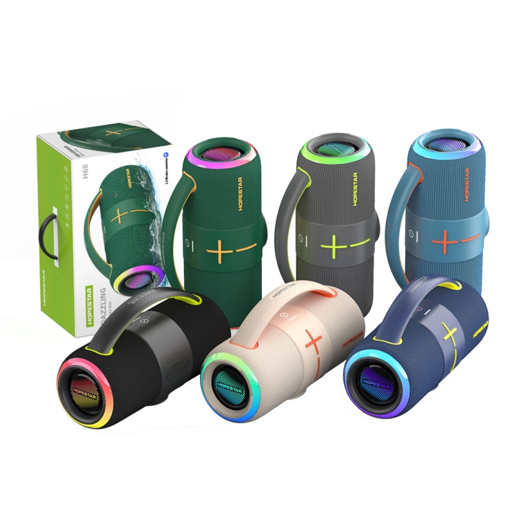 HOPESTAR H68 50W Outdoor Portable Waterproof Dazzling Bluetooth Speaker(Grey)