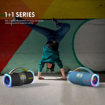 HOPESTAR H68 50W Outdoor Portable Waterproof Dazzling Bluetooth Speaker(Grey)