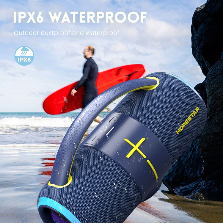 HOPESTAR H68 50W Outdoor Portable Waterproof Dazzling Bluetooth Speaker(Black)