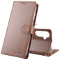 For Samsung Galaxy S24 5G GOOSPERY BLUE MOON Crazy Horse Texture Leather Phone Case(Brown)