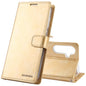 For Samsung Galaxy S24 5G GOOSPERY BLUE MOON Crazy Horse Texture Leather Phone Case(Gold)