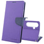 For Samsung Galaxy S24+ 5G GOOSPERY FANCY DIARY Cross Texture Leather Phone Case(Purple)