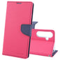 For Samsung Galaxy S24 5G GOOSPERY FANCY DIARY Cross Texture Leather Phone Case(Rose Red)