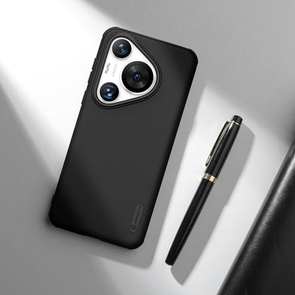 For Huawei Pura 70 NILLKIN Frosted Shield Pro PC + TPU Phone Case(Black)