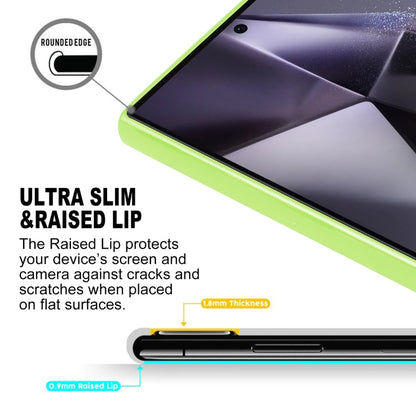 For Samsung Galaxy S24 Ultra 5G GOOSPERY PEARL JELLY Shockproof TPU Phone Case(Fluorescent Green)