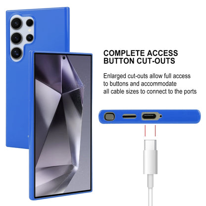 For Samsung Galaxy S24 Ultra 5G GOOSPERY PEARL JELLY Shockproof TPU Phone Case(Blue)