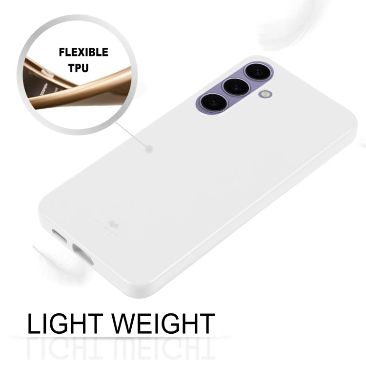 For Samsung Galaxy S24+ 5G GOOSPERY PEARL JELLY Shockproof TPU Phone Case(White)