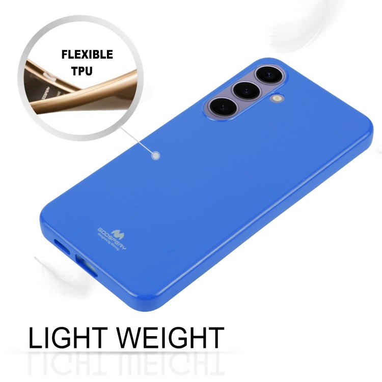 For Samsung Galaxy S24+ 5G GOOSPERY PEARL JELLY Shockproof TPU Phone Case(Blue)