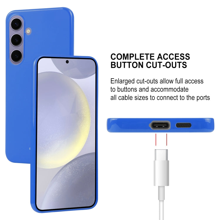 For Samsung Galaxy S24+ 5G GOOSPERY PEARL JELLY Shockproof TPU Phone Case(Blue)