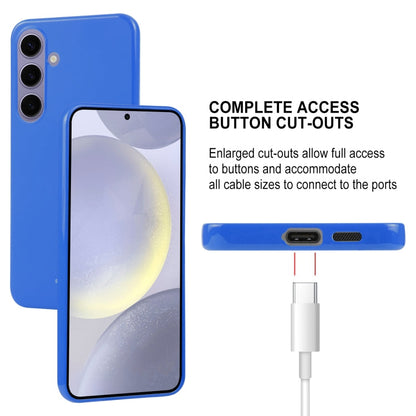 For Samsung Galaxy S24+ 5G GOOSPERY PEARL JELLY Shockproof TPU Phone Case(Blue)