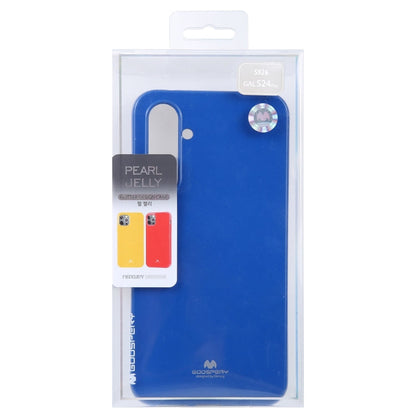 For Samsung Galaxy S24+ 5G GOOSPERY PEARL JELLY Shockproof TPU Phone Case(Blue)