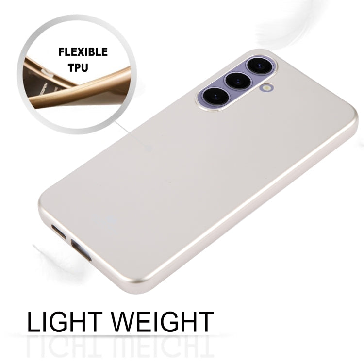 For Samsung Galaxy S24+ 5G GOOSPERY PEARL JELLY Shockproof TPU Phone Case(Gold)