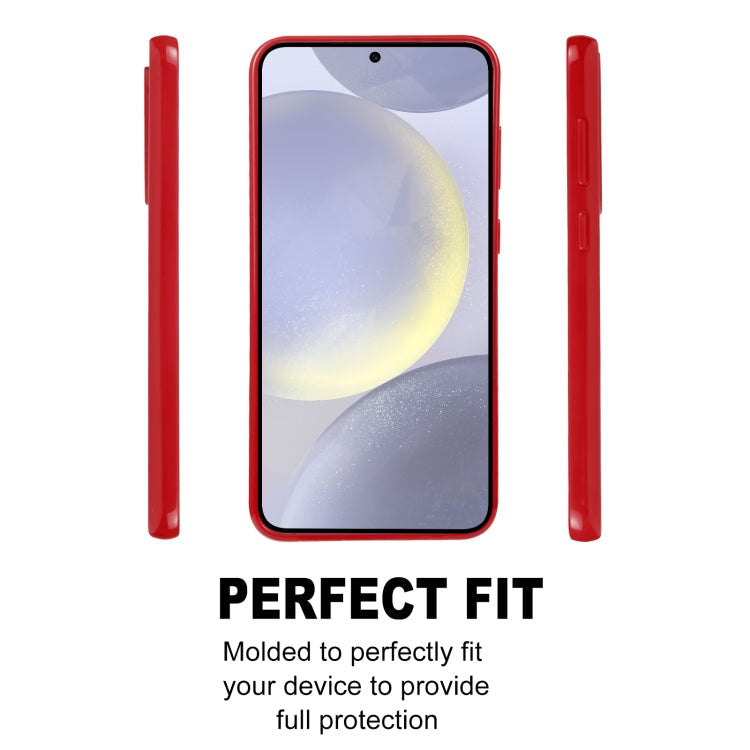 For Samsung Galaxy S24+ 5G GOOSPERY PEARL JELLY Shockproof TPU Phone Case(Red)