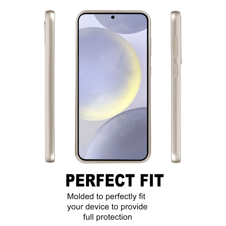 For Samsung Galaxy S24 5G GOOSPERY PEARL JELLY Shockproof TPU Phone Case(Gold)