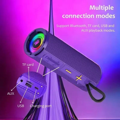 T&G TG-421 RGB BT Outdoor Waterproof Speakers(Black)