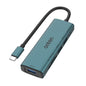 Lecteur de cartes SD/TF Onten UC120 6 en 1 USB-C avec HUB USB 3 ports et entrée 5 V