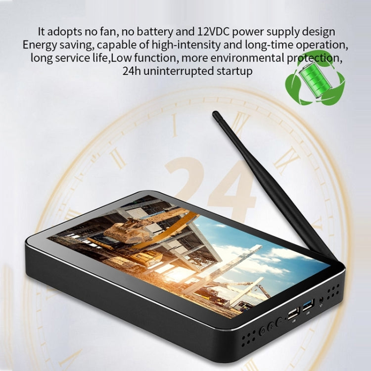 PiPo X2 All-in-One Mini PC, 4GB+64GB, 8 inch Windows 10 Intel Celeron J4105 Quad Core(Black)