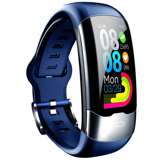 Bracelet intelligent SPOVAN H02 Pro avec écran TFT HD de 1,14 pouce, prenant en charge la surveillance de la fréquence cardiaque et de la glycémie (Bleu)