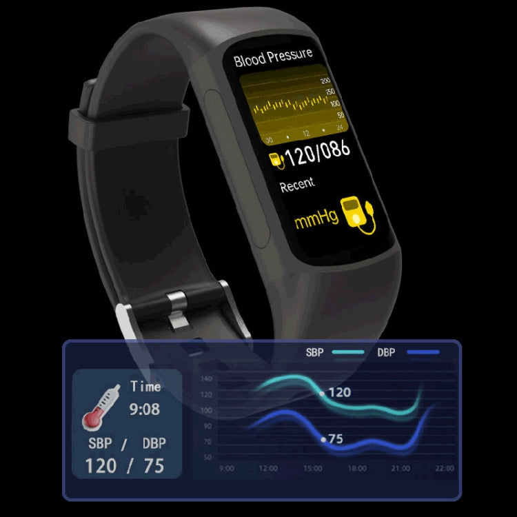 Bracelet intelligent SPOVAN H8 avec écran TFT HD de 1,47 pouce, prise en charge des appels Bluetooth et surveillance de l'oxygène sanguin (noir)