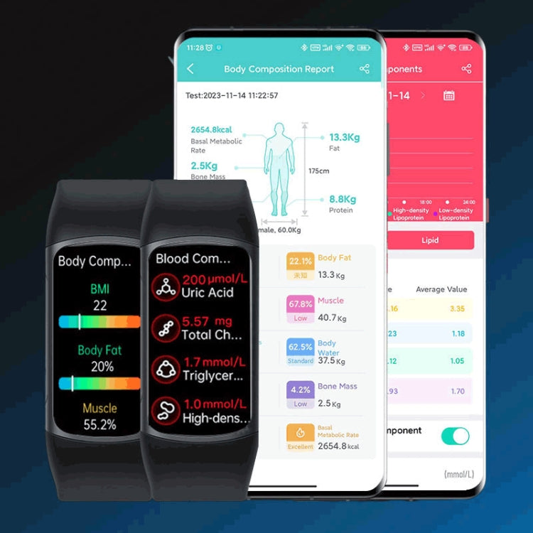 Bracelet intelligent SPOVAN H8 avec écran TFT HD de 1,47 pouce, prise en charge des appels Bluetooth et surveillance de l'oxygène sanguin (noir)