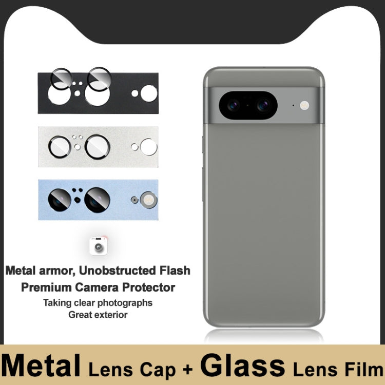 Pour film protecteur d'objectif Google Pixel 8 IMAK Metal Armor Premium (Noir)