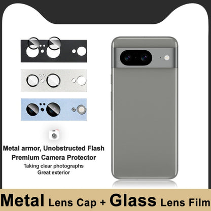 Pour film protecteur d'objectif Google Pixel 8 IMAK Metal Armor Premium (Noir)