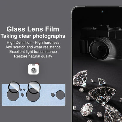 Pour film protecteur d'objectif Google Pixel 8 IMAK Metal Armor Premium (Noir)
