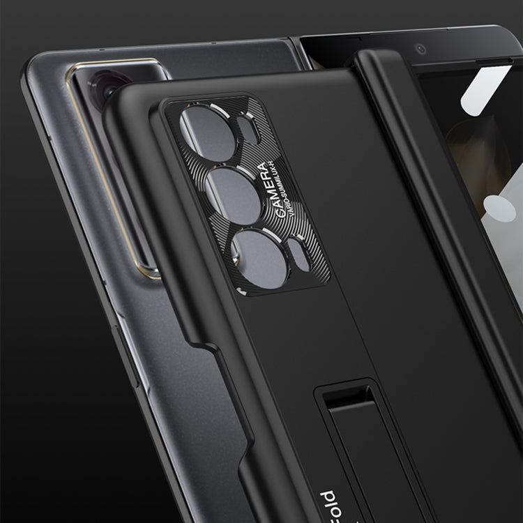 Pour Honor Magic V2 GKK Coque de téléphone tout compris avec charnière pliante magnétique intégrée et protection de la vie privée (violet)