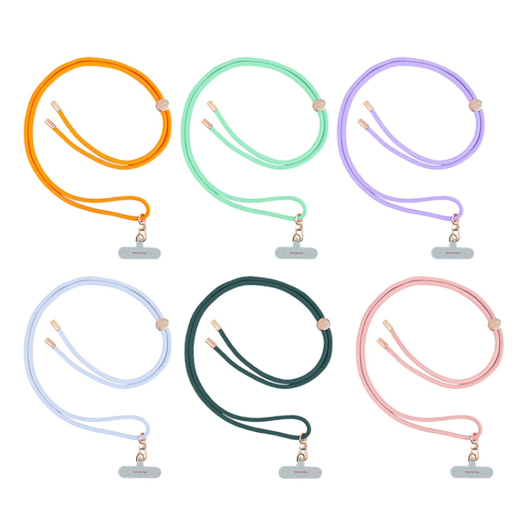 mutural Universal Mobile Phone Solid Color Lanyard(Green)