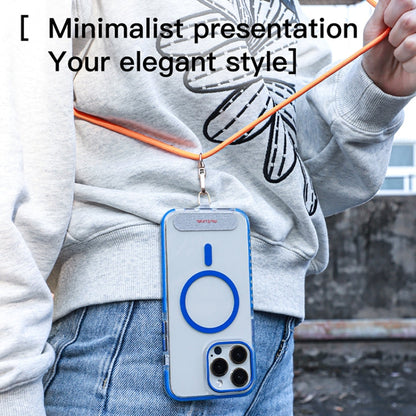 mutural Universal Mobile Phone Solid Color Lanyard(Green)