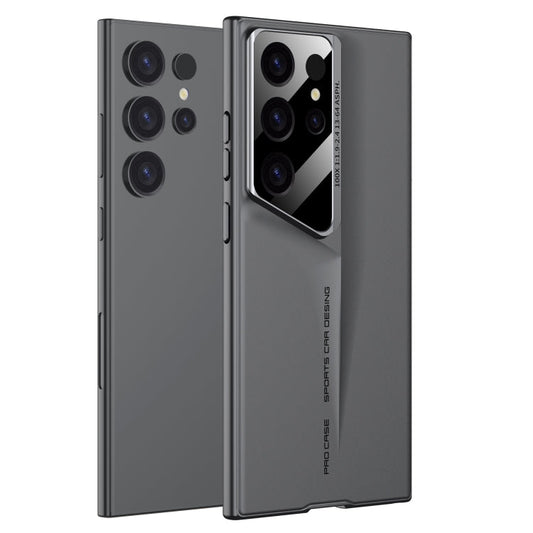 Pour Samsung Galaxy S24 Ultra 5G Étui de téléphone GKK Blade Ultra-fin à Couverture Complète (Gris)