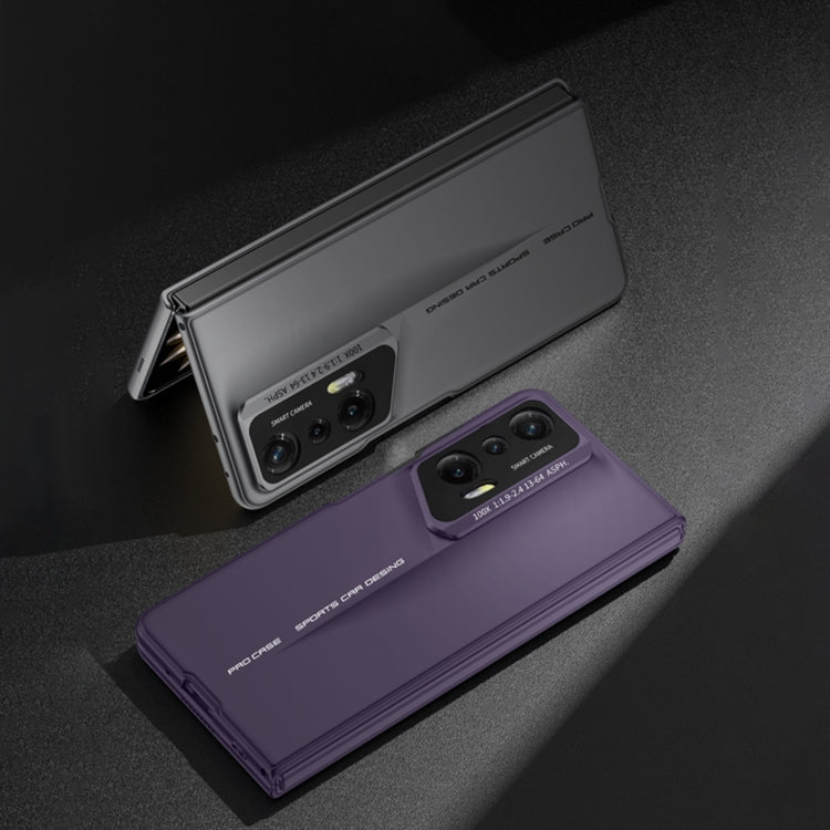 For Honor Magic V GKK Integrated Blade Ultra-thin Full Coverage Phone Case(Purple)