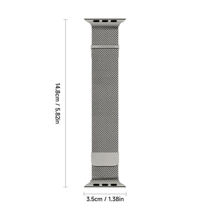 For Apple Watch Series 9 41mm DUX DUCIS Milanese Pro Series Stainless Steel Watch Band(Graphite)