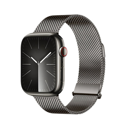 Pour Apple Watch SE 40mm Bracelet de montre en acier inoxydable DUX DUCIS Milanese Pro Series (graphite)