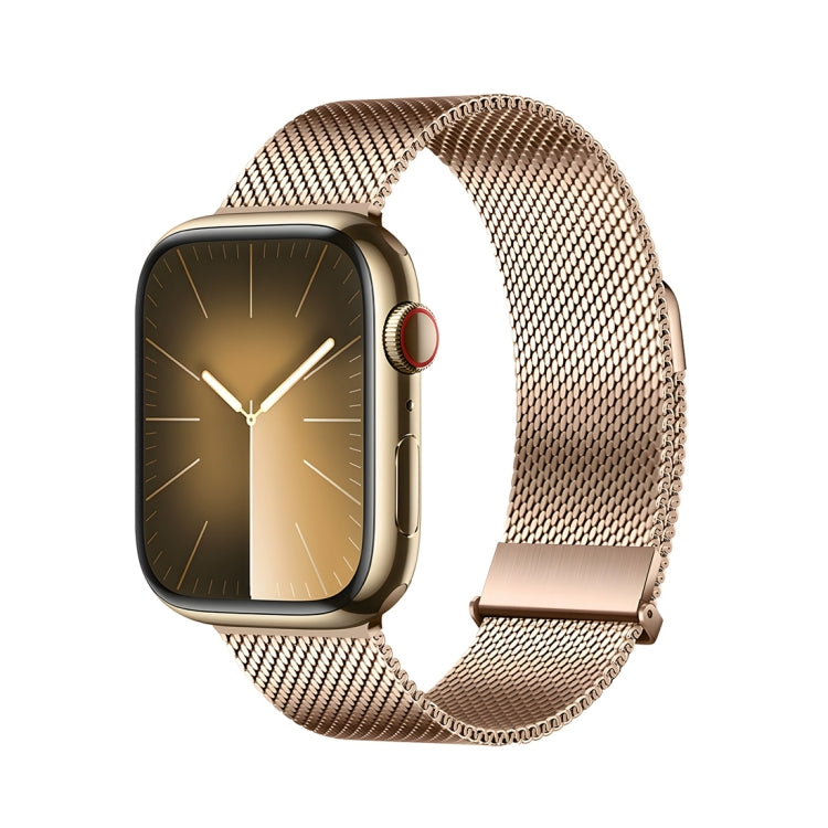 For Apple Watch Series 5 40mm DUX DUCIS Milanese Pro Series Stainless Steel Watch Band(Gold)