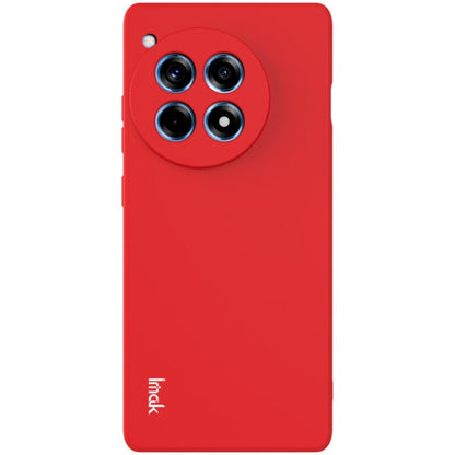 For OnePlus 12R 5G/Ace 3 5G imak UC-4 Series Straight Edge TPU Phone Case(Red)