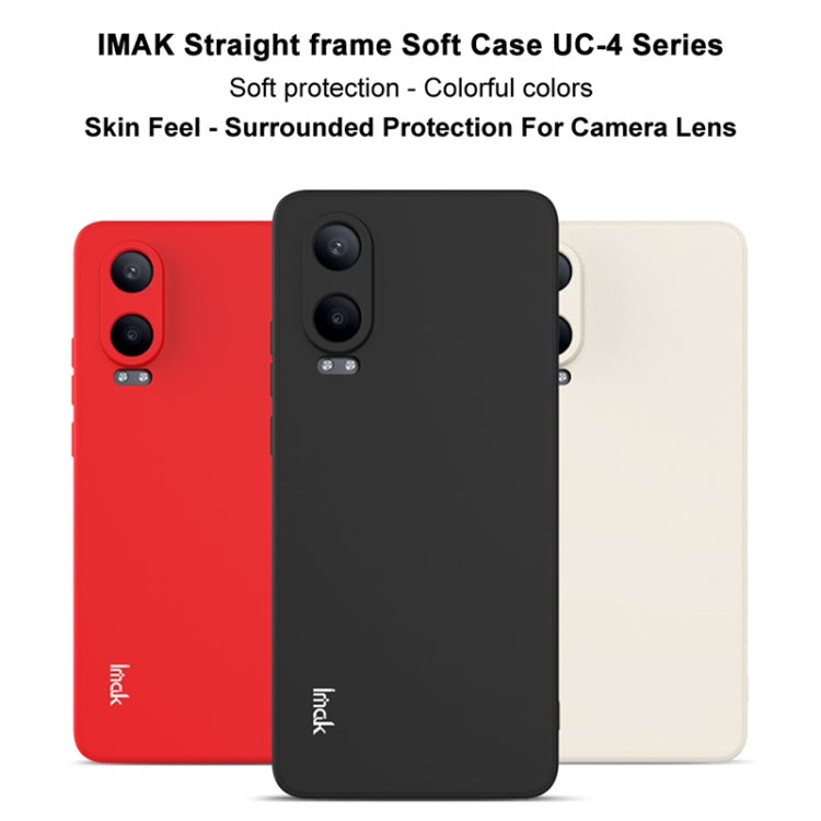 For OnePlus Nord CE4 Lite imak UC-4 Series Straight Edge TPU Phone Case(White)