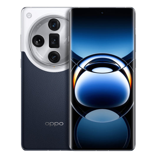 OPPO Find X7 Ultra AI Phone, 12GB+256GB, Screen Fingerprint,  6.82 inch ColorOS 14.0 Qualcomm Snapdragon 8 Gen3 Octa Core up to  3.3GHz, OTG, NFC, Network: 5G(Dark Blue)