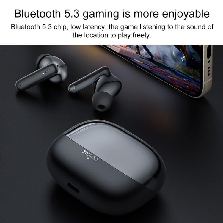 Yesido TWS26 TWS Wireless Bluetooth Earphone(Black)