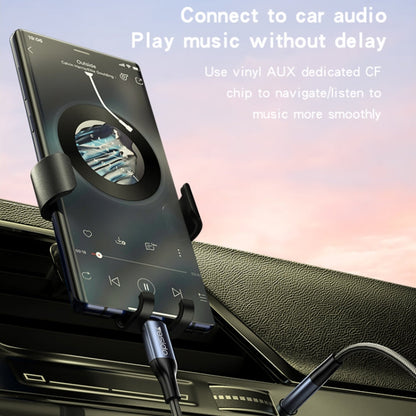 Yesido YAU42 USB-C/Type-C to 3.5mm AUX Audio Adapter Cable, Length: 1m(Black)