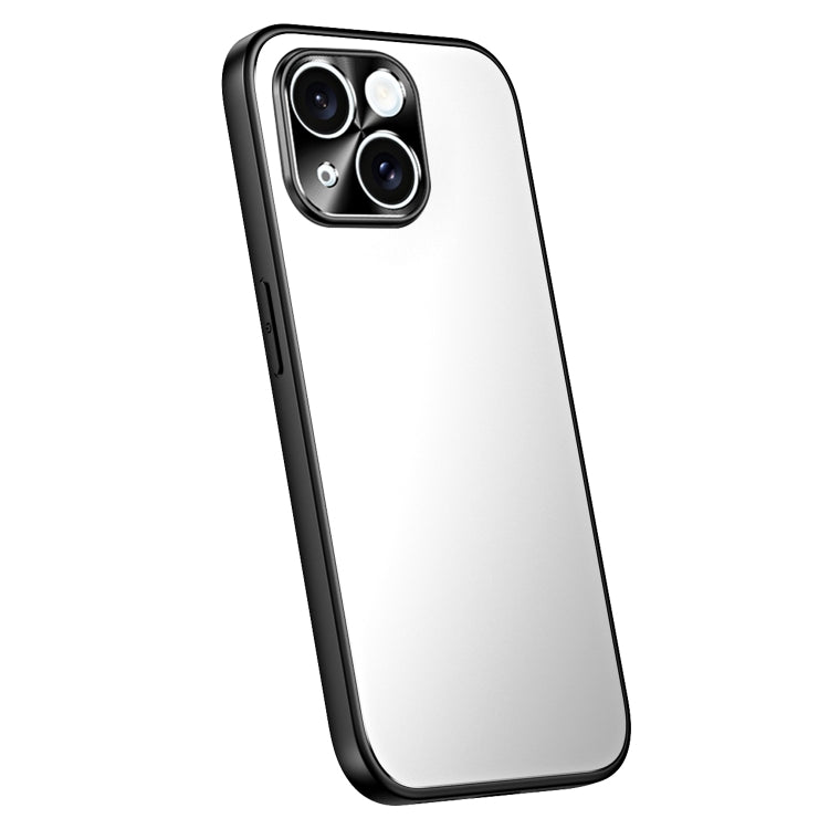 For iPhone 15 R-JUST RJ-61 Electroplating Frosted TPU + PC Phone Case(Silver)