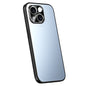 Pour iPhone 15 Coque de téléphone R-JUST RJ-61 en TPU givré galvanisé + PC (bleu)