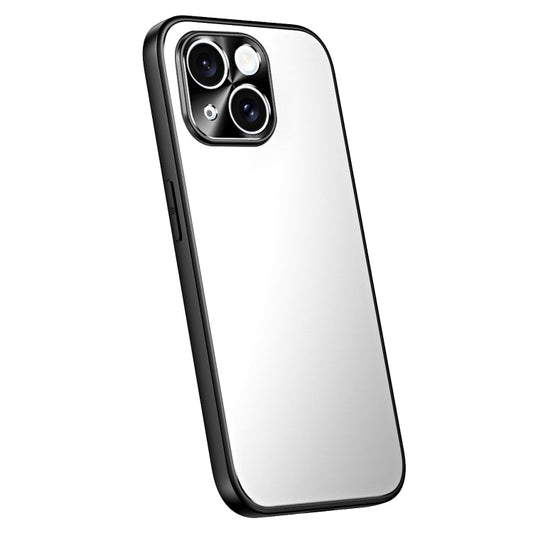 Pour iPhone 14 Plus R-JUST RJ-61 Coque de téléphone en TPU + PC givré électrolytique (argent)