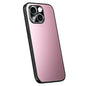 For iPhone 13 R-JUST RJ-61 Electroplating Frosted TPU + PC Phone Case(Pink)