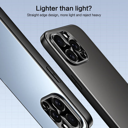 For iPhone 15 Pro R-JUST RJ-61 Electroplating Frosted TPU + PC Phone Case(Grey)