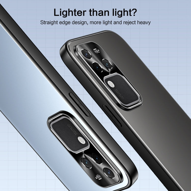 For vivo S18 Pro R-JUST RJ-61 Electroplating Frosted TPU + PC Phone Case(Silver)