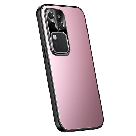 For vivo S18 Pro R-JUST RJ-61 Electroplating Frosted TPU + PC Phone Case(Pink)
